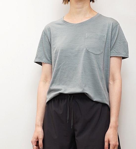 atelier Blue bottle アトリエブルーボトル Garment Dye Wool-T 