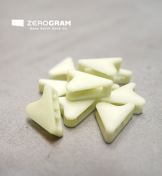【ZEROGRAM】ゼログラム 蓄光 三角ストッパー 1-3�(10個セット) 