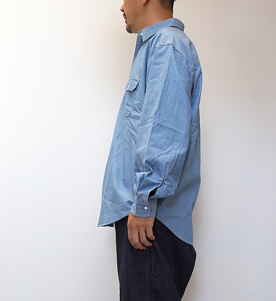 THE NORTH FACE PURPLE LABEL ノースフェイスパープルレーベル Indigo Chambray Work Shirt  Yosemite ヨセミテ 通販 販売 - 機能的で洗練された素晴らしい道具を提案する奈良県橿原市のセレクトショップYosemite