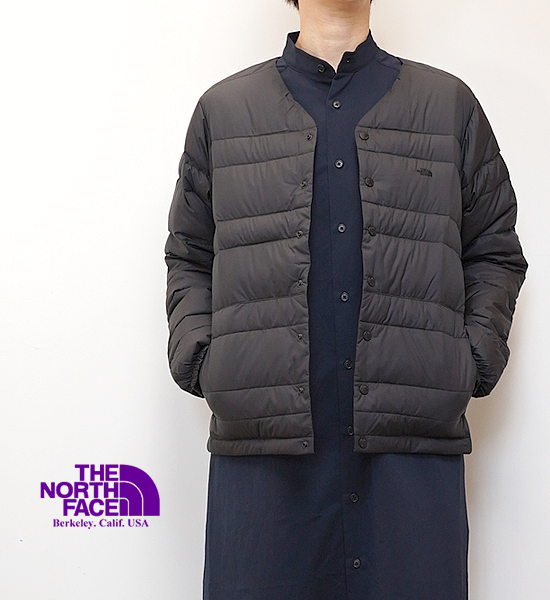 THE NORTH FACE PURPLE LABELダウンカーディガンブラック