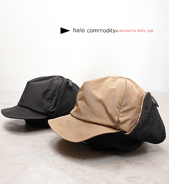 ハローコモディティhalo commodity Flutter Flap Cap - 登山用品