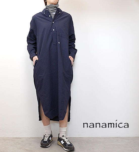 nanamicaۥʥʥߥ women's Button Down Wind Shirt Dress 