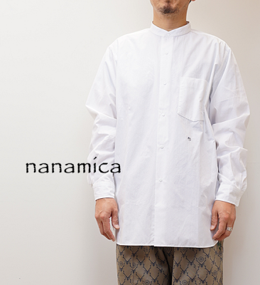 【nanamica】ナナミカ men's Band Collar Wind Shirt 