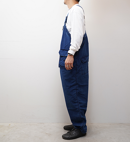 新品 ノースフェイスパープルレーベル Indigo Field Overalls