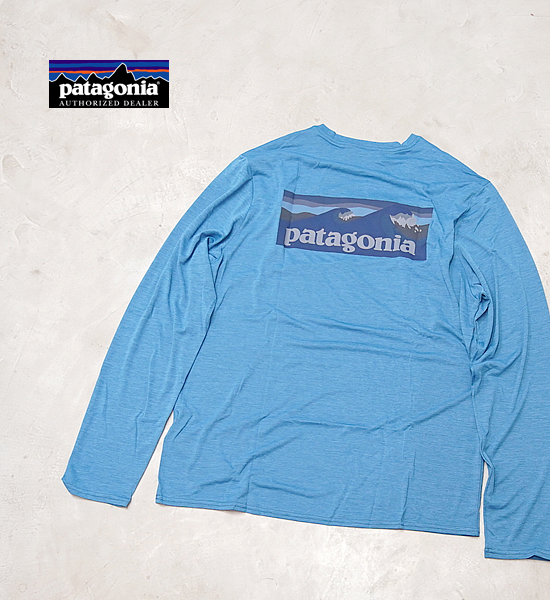 【patagonia】パタゴニア men's L/S Capilene Cool Daily Graphic Shirt(Waters) ※ネコポス可