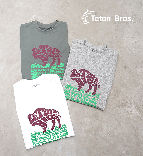 Teton Brosۥƥȥ֥ men's TB Buffalo Tee 