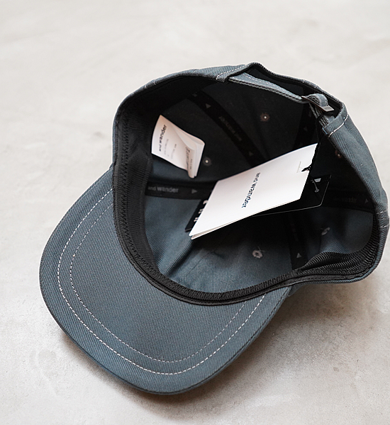 and wander アンドワンダー cotton twill cap Yosemite ヨセミテ 通販