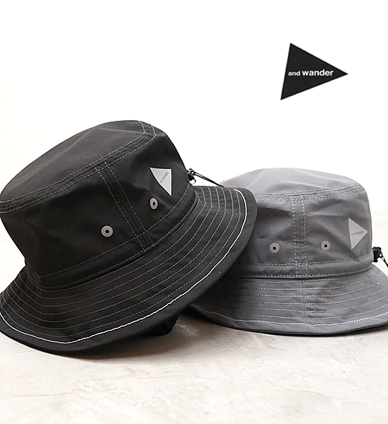 and wander アンドワンダー PE/CO hat Yosemite ヨセミテ 通販 販売