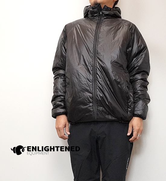 ENLIGHTENED EQUIPMENTۥ饤ƥɥåץ men's Torrid Jacket BlackCharcoal