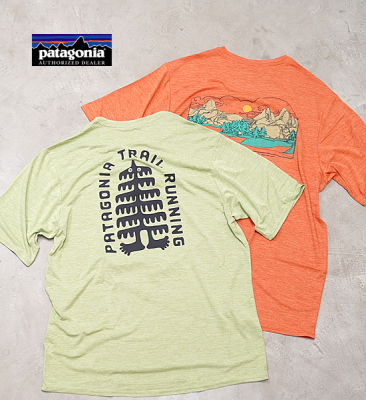 【patagonia】パタゴニア men's Capilene Cool Daily Graphic Shirt（Mountain/Trail) 