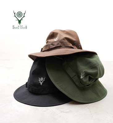 【South2 West8】サウスツーウエストエイト Jungle Hat - Nylon Oxford 