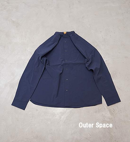 最安値挑戦！ アトリエブルーボトル ハイカーズシャツ OUTER SPACE M