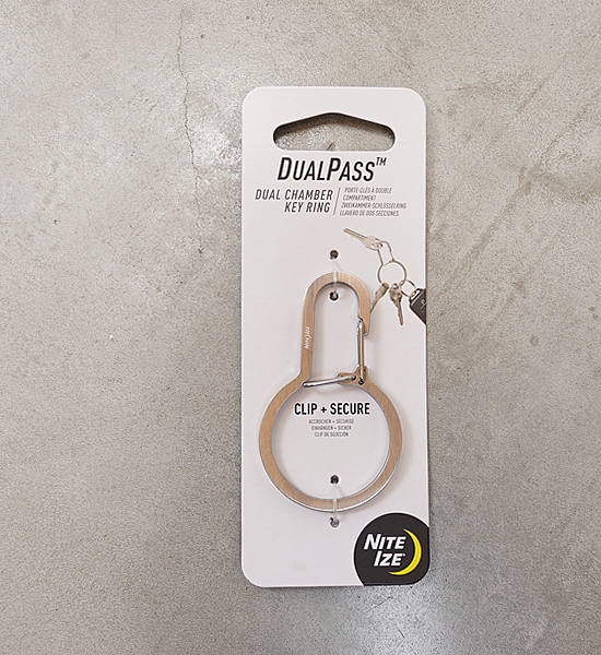 NITE IZE ナイトアイズ Dualpass Key Ring Stainless カラビナ Yosemite 通販 販売