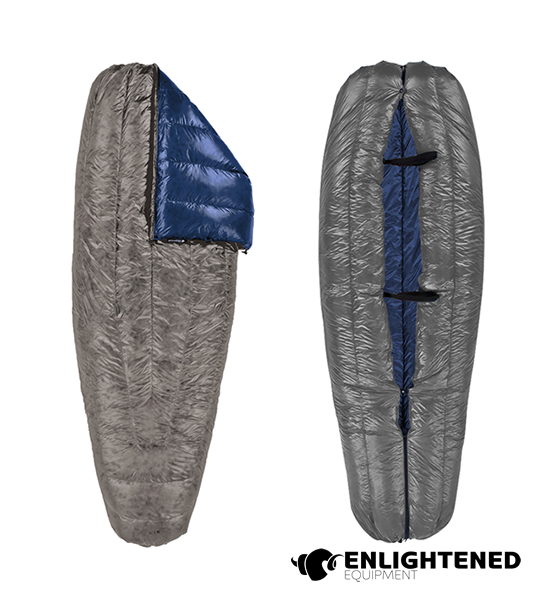 ENLIGHTENED EQUIPMENTۥ饤ƥɥåץ Revelation Sleeping Quilt 850/40F (5) GraphiteMidnight
