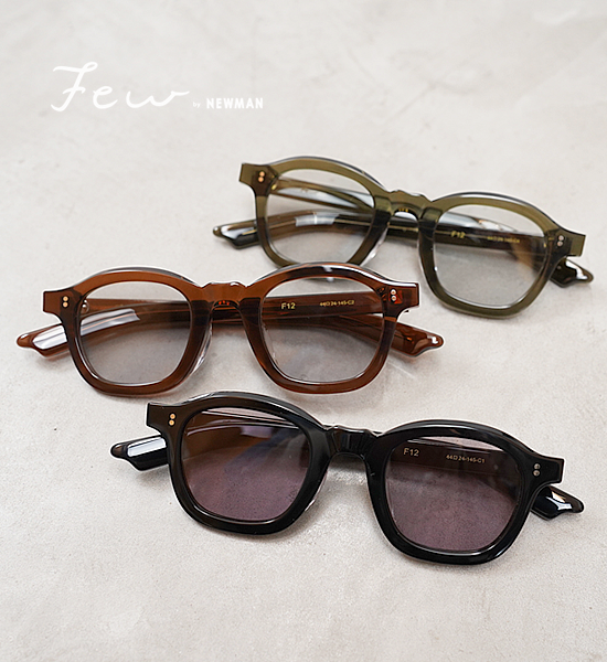 【Few by NEW.】ヒューバイニュー F12 ”3Color”