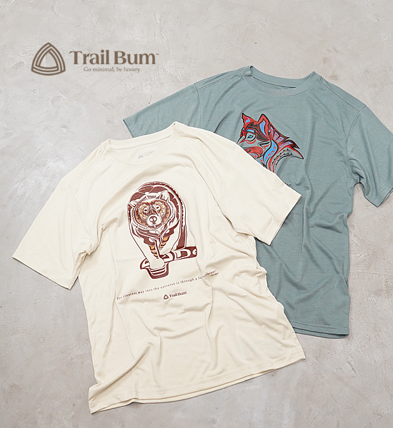 【Trail Bum】トレイルバム Coolmax Print T-Shirts 