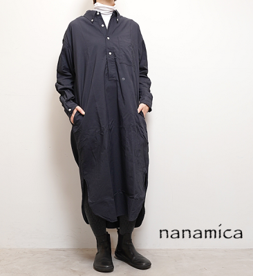 【nanamica】ナナミカ women's Button Down Wind Shirt Dress 