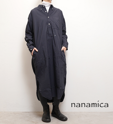 nanamicaۥʥʥߥ women's Button Down Wind Shirt Dress 