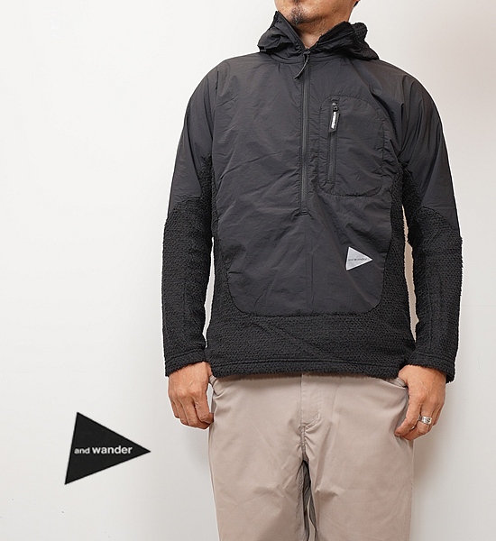 and wander　アンドワンダー　alpha direct hoodie　Yosemite　ヨセミテ　通販　販売 -  機能的で洗練された素晴らしい道具を提案する奈良県橿原市のセレクトショップYosemite