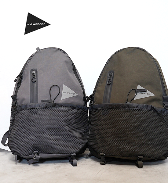 【and wander】アンドワンダー PE/CO 20L daypack 