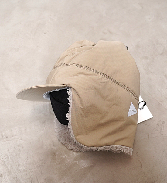 and wander アンドワンダー PRIMALOFT cap Yosemite ヨセミテ 通販 販売