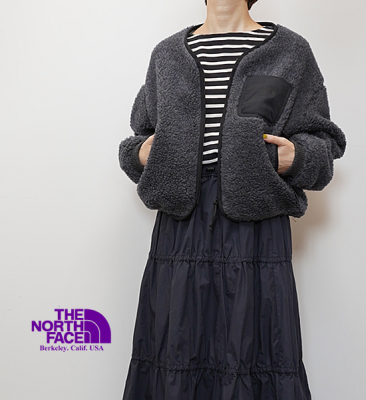 【THE NORTH FACE PURPLE LABEL】ノースフェイスパープルレーベル women's Wool Boa WINDSTOPPER Field Cardigan