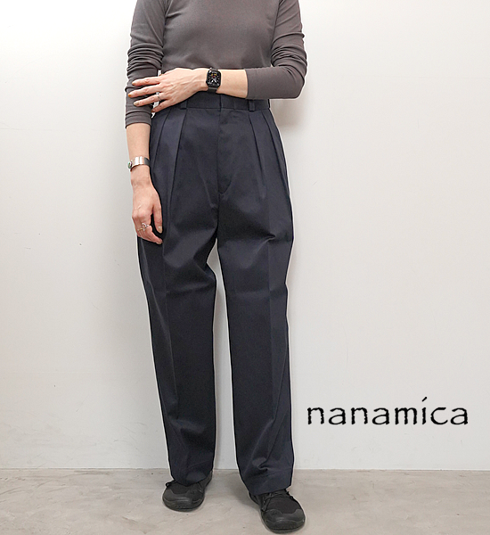 【新品】nanamica Double Pleat Chino Pants WS