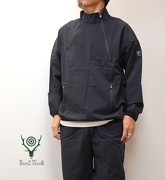 【South2 West8】サウスツーウエストエイト Packable Pullover Jacket-Nylon Typewriter 