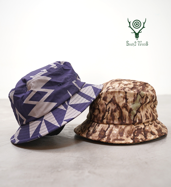 South2 West8ۥġȥ Bucket Hat-Cotton Ripstop/Printed 