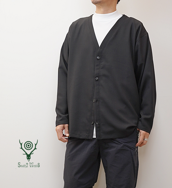 South2 West8 サウスツーウエストエイト S.S. V Neck Cardigan-Poly