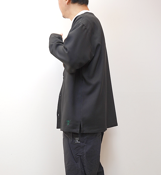 South2 West8 サウスツーウエストエイト S.S. V Neck Cardigan-Poly 
