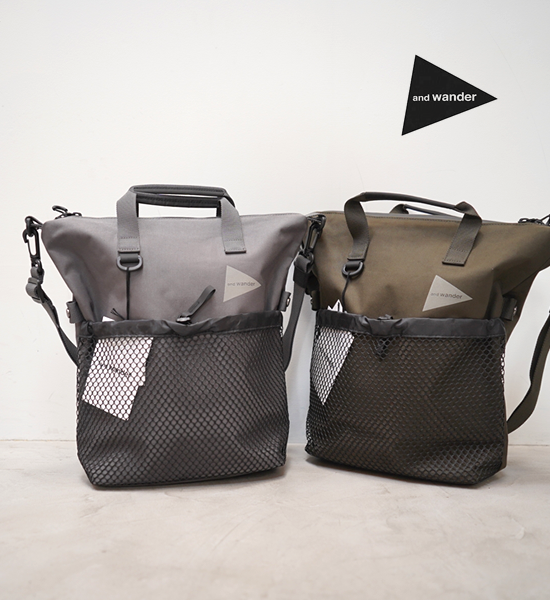 and wander アンドワンダー PE/CO 2way bag Yosemite ヨセミテ 通販 販売