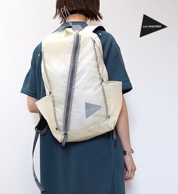 【and wander】アンドワンダー sil daypack 