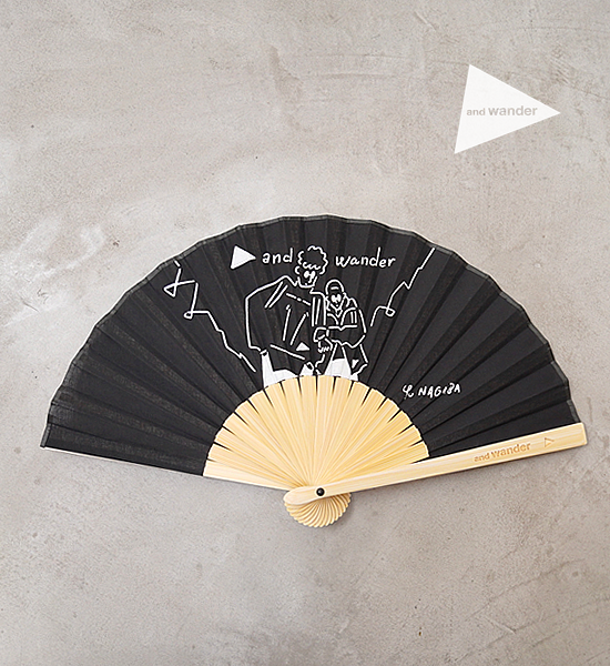 and wanderۥɥ Yu Nagaba folding hand fan 