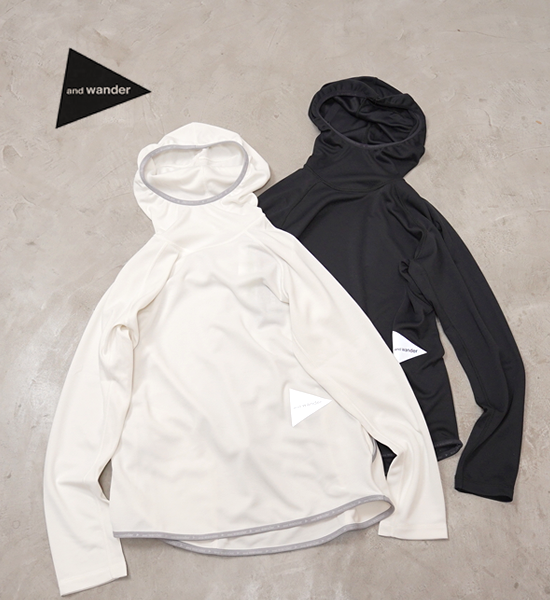 and wanderۥɥ power dry jersey LS hoodie 