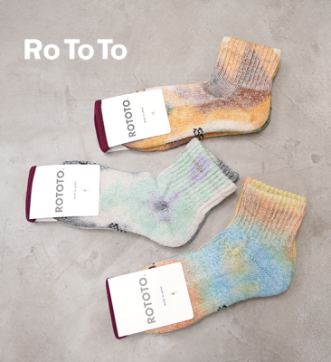 ROTOTOۥȥ Hemp Organic Cotton Pile Ankle Socks 