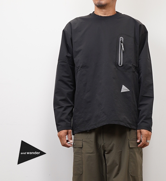 and wanderۥɥ men's hybrid warm pocket LS T 