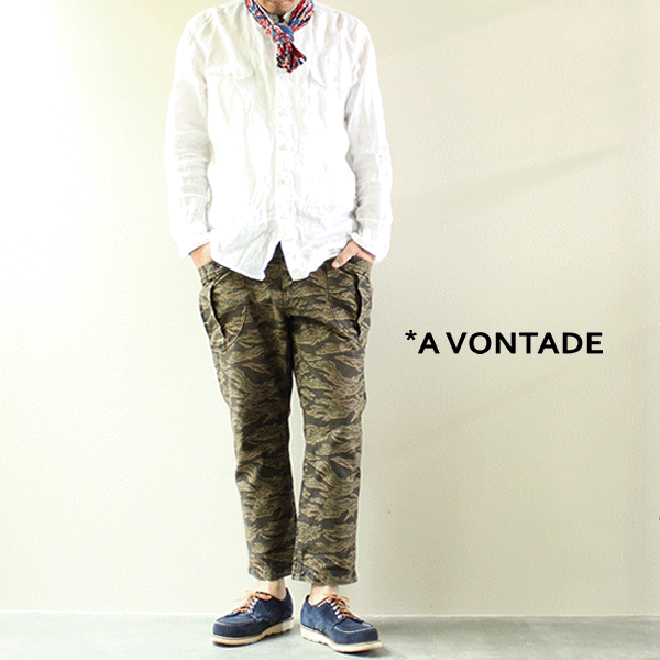 A VONTADE,アボンタージ,アボンタージュ,JAPAN MADE,WORK,military 