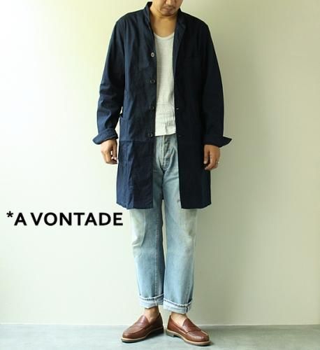 A VONTADE アボンタージ Stand Collar Duster Coat- and wander A 