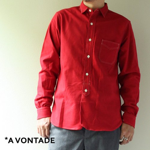 A VONTADE ܥ󥿡Classic Engineer Shirts Red