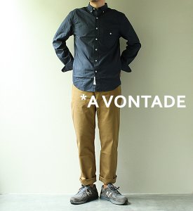 【A VONTADE】 アボンタージ Small Callar B.D.Shirts 