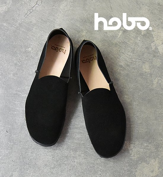 hobo ホーボー Cow Suede Leather Slip-on Shoes スリッポンシューズ ...