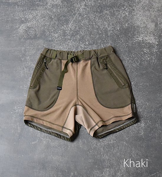 and wander アンドワンダー mixd pile short pants Yosemite 通販 販売