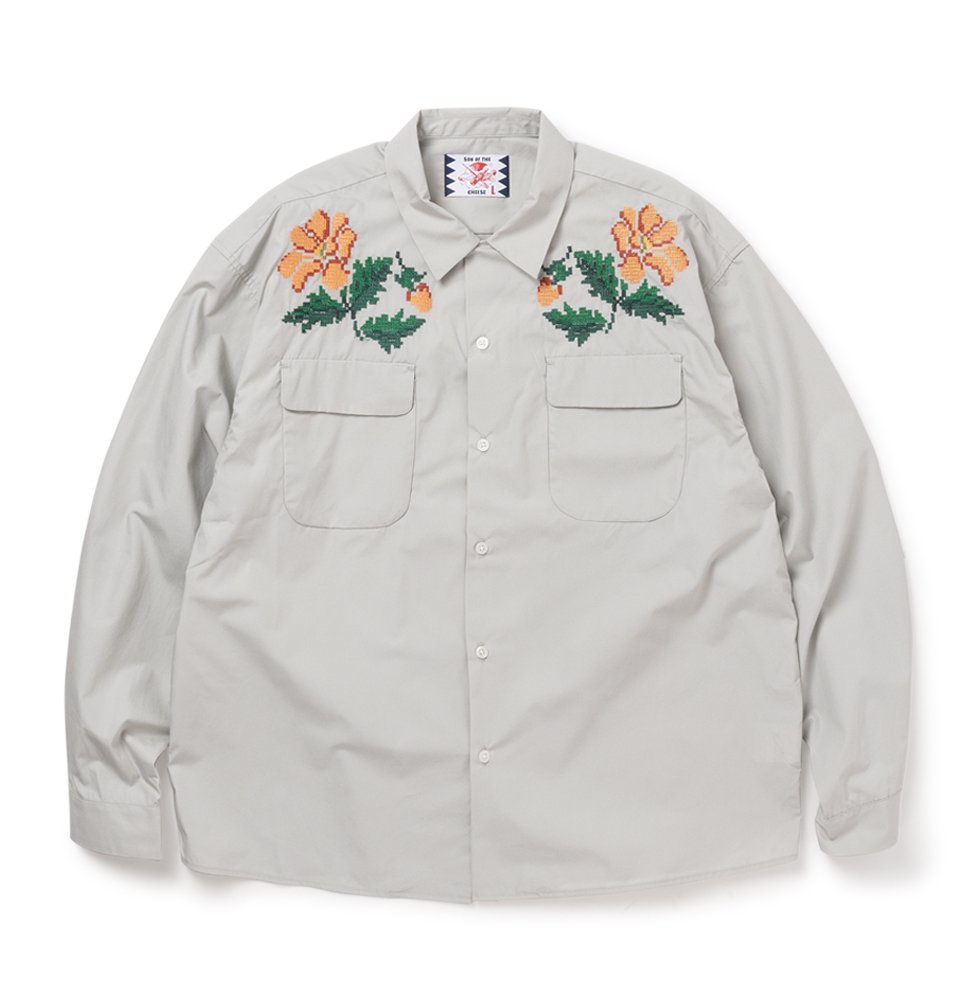 Flower embroidery Shirt