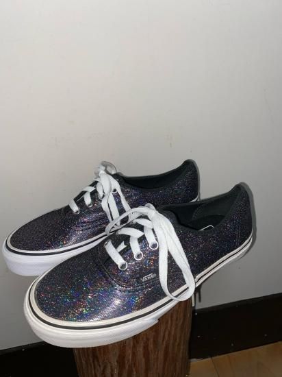 Vans on sale glitter shoes