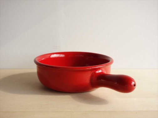 赤い片手土鍋