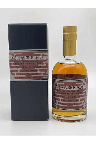 江井ヶ嶋酒造 あかし First fill Bourbon Barrel シングルモルトあかし 2017-2024 6年 61% ファーストフィル