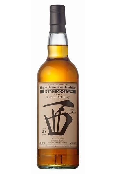 ヘンプスパロー ガーヴァン 1995 30年 西 HempSparrow カリラ ガーヴァン 1995 30年 55.8% バーボンバレル / ヘンプスパロー