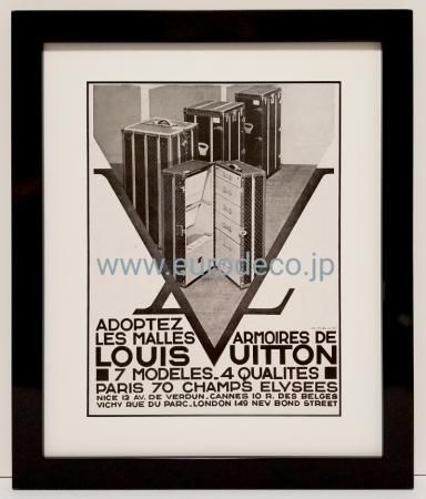 LOUIS VUITTON 70s 広告　ユーロデコ ルイヴィトン 1932 - eurodeco