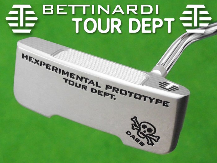 【新品】BETTINARDI TOUR DEPERTMENT DASS HEXPERIMENTAL PROTOTYPE SKULL 35インチパター TOURヘッドカバー付属 未市販 プロトタイプ
